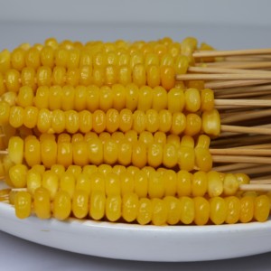Natural Frozen Yellow Corn on a Stick